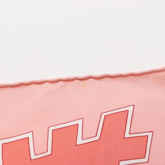 HERMES Pink Scarf - Picture 6 of 11